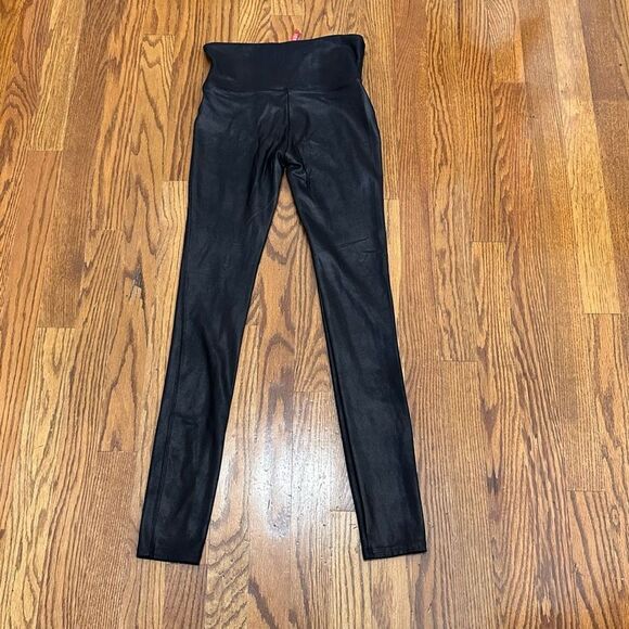 Spanx Black Faux Leather Leggings - Picture 2 of 6
